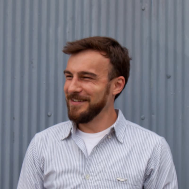 Nick Dennis laughing